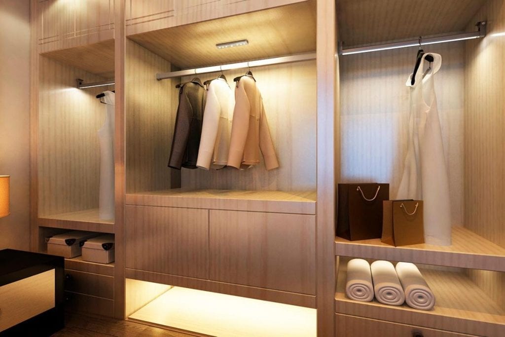 Cómo iluminar un armario o estantería?